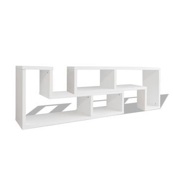 Mueble Tv | Mueble De Salón | Armario Tv En Forma De L Blanco