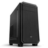 nox coolbay mx2 - minitorre micro atx lector de tarjetas integrado ventilador 120mm incluido usb 30 hasta 4 discos duros negro