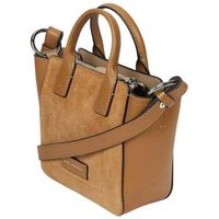 karl lagerfeld bolsa bolso mini tote de ante color caramelo para mujer