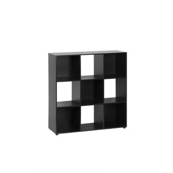 Estantería Oren 9 Compartimentos 112*58,60*23.50 Cm - Negro Mate