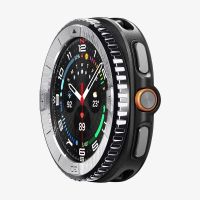 funda spigen bezel tune para samsung watch 8 classic 46mm acero inoxidable plata