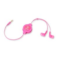 retrak euaudiopnk auricular y casco auriculares alambrico dentro de oido musica rosa
