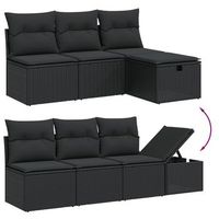 conjunto de sofas para exteriores con cojines combinacion de 7 piezas