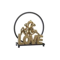 decoracion luminosa resina 30x11x315 love conejit