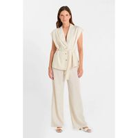 le temps des cerises pantalon fluido pantalon amplio y holgado sidia para mujer