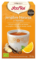 yogi tea jengibre naranja y vainilla 17 bolsitas