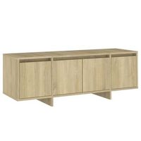 mueble tv  mueble de salon  mueble de salon tv madera contrachapada roble sonoma 120x30x405 cm