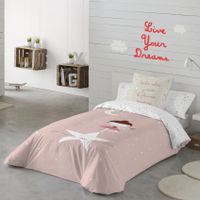 haciendo el indio - funda nordica infantil estampada 100 algodon extrasuave - juego de 2 piezas funda de edredon y 1 funda de almohada - cama 90105 cm - sin relleno - fabricada en espana