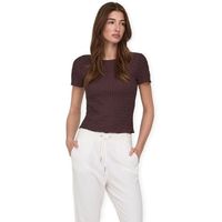 only tops y camisetas noos top ilse - deep mahogany para mujer