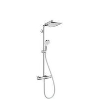 showerpipe hansgrohe crometta e 240 1jet ecosmart con termostato 27281000
