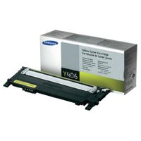 samsung clt-y406sels yellow original standard capacity toner cartridge