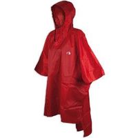 tatonka poncho 2 m-l poncho poliester rojo