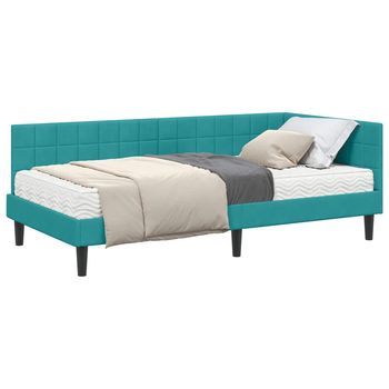 Estructura De Cama Esquina Con Colchón Tuquesa 90 X 190 Cm Vidaxl