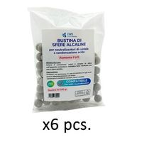recambio de perlas alcalinas 100 g pack de 6 bolsitas mkrnc35 100 g cada una aumenta el ph del agua
