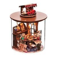 coleccion botellas de ensueno tiempo magico maqueta 3d realista con gran detalle y luces led 9x9x115 cm color multicolor