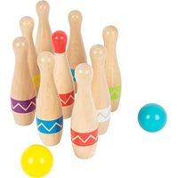 juego de bolos de madera - small foot active 11912