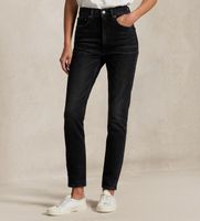 polo ralph lauren para mujer 211969406001 jeans de tiro alto super slim negro 2632 casual algodon denim