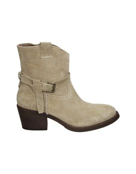 Botines Con Tacón Eva Paris 27977 En Taupe Para Mujer 36