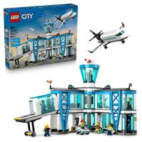 lego city aeropuerto con avion juguete de construccion 8 anos - 60502