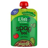 ellas kitchen 7 month organic spag bol with a sprinkle of cheese