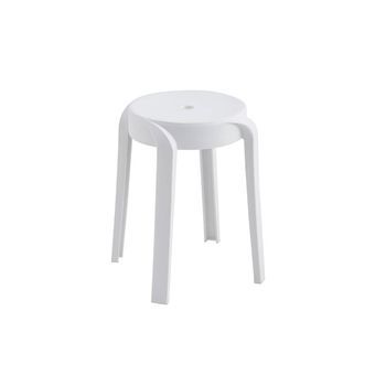 Taburete Apilable Nivo - Blanco, Lote De 6