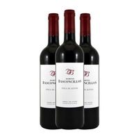 basconcillos vino tinto ribera roble 75 cl 15 vol pack de 3 unidades