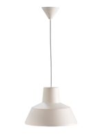 lampara de techo blanca pvc 32 cm con casquillo e27