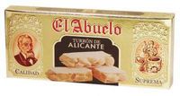 caja de 24 unidades de turron de alicante duro el abuelo