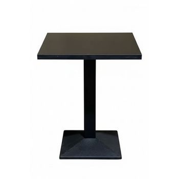 Mesa Kuat Black 70 Cm De Madera 74*70*70 Cm - Negro
