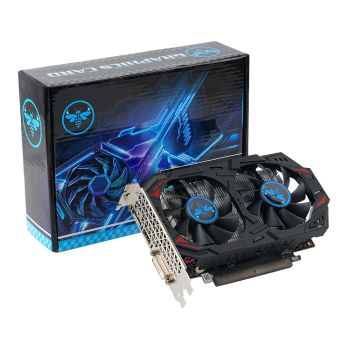 GTX1050TI 4GB GDDR5 Tarjeta gráfica para ordenador 128 bits con ventilador dual HDMI/DP DVI PCI-E 3.0 1080p GPU para jue