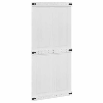 Puerta Corrediza Corona Blanco 100 X 210 Cm Vidaxl