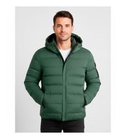 boss para hombre 50551893 abrigo riplite verde m casual poliester