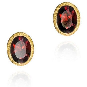 Jorge Revilla Pendientes Pendientes pequeños circulares Zen Birthstones para mujer
