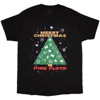 pink floyd camiseta manga larga merry christmas para mujer