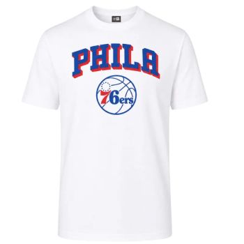 Camiseta Sixers Team Logo New Era blanca