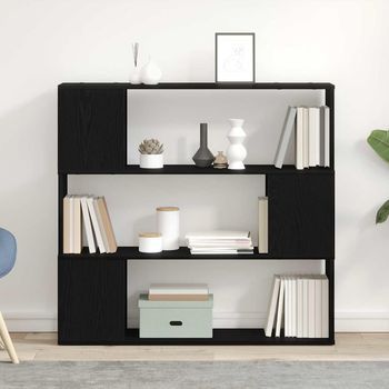 Vidaxl Conjunto De Mueble De Tv 100 X 24 X 94 Cm Roble Negro
