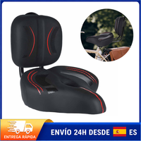 asientos comodos para bicicleta para adultos y ninos asiento ancho con respaldo ajustable capacidad de carga de 220 lb para bicicleta de ejercicio triciclo