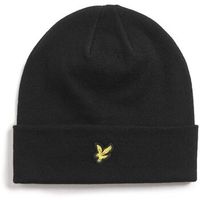 lyle  scott gorro he2313a cotton beanie-z865 jet black para hombre