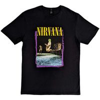 nirvana camiseta manga larga stage jump para mujer