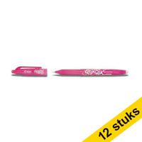 pack 12x pilot frixion boligrafo rosa