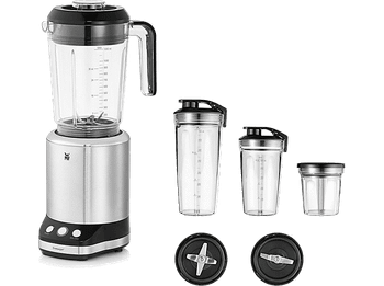 Batidora de vaso - WMF Kult X, 1.2L, 900W, Multifunción, Plata