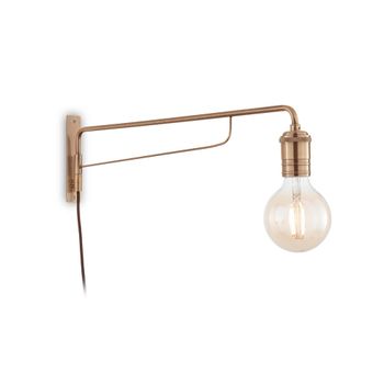 Lámpara de pared de latón L 40 x H 160 x P 625 mm