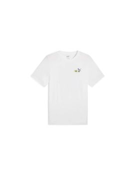 Camiseta Puma Graphics Puma Sports Club Hombre Blanco