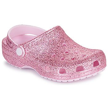 Crocs Zuecos Classic Chunky Glitter Clog K para niña
