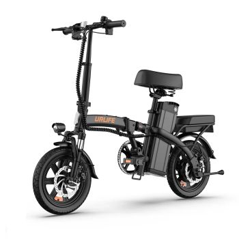[EU DIRECT] URLIFE F1L Bicicleta eléctrica 48V 7.5AH 350W Motor Velocidad máxima recomendada 25KM/H Neumático de 14 pulg