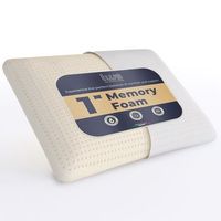 almohada de espuma viscoelastica 40 x 70 cm  altura 11 cm  almohada cervical hipoalergenica ergonomica y transpirable  antiasfixia y refrescante