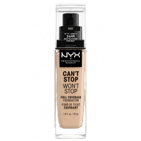 base de maquillaje de alta cobertura cant stop wont stop - nyx - 65 nude