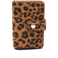 misako cartera medi monero pequeno animal print para mujer