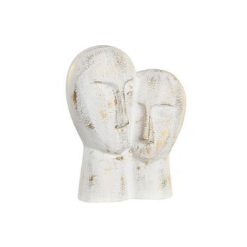 Figura Aluminio 23x10x30 Caras Blanco