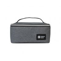 bolsa para alimentos foody gris 19x10x7 cm